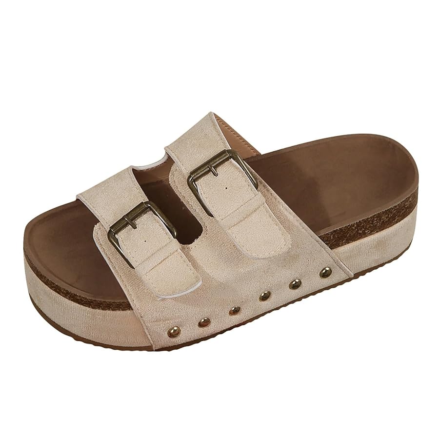 靴 Riu Cork platform sandals Woven Espadrilles Strappy Chucky Heels | Yara Woven Heels